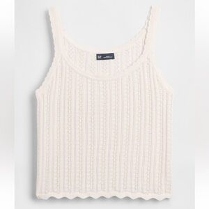 NWT GAP 100% Cotton Pointelle Tank Top
